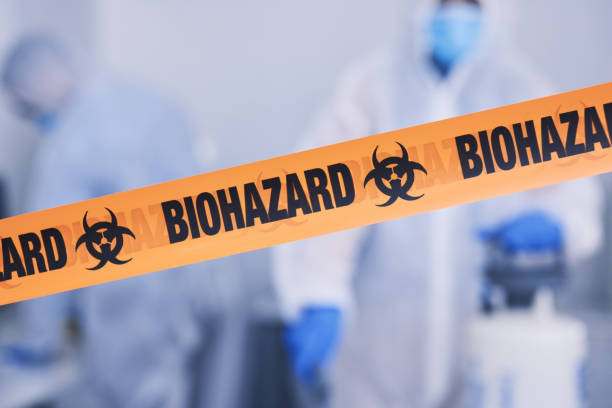 Professional Biohazard technician working in Orange, NJ